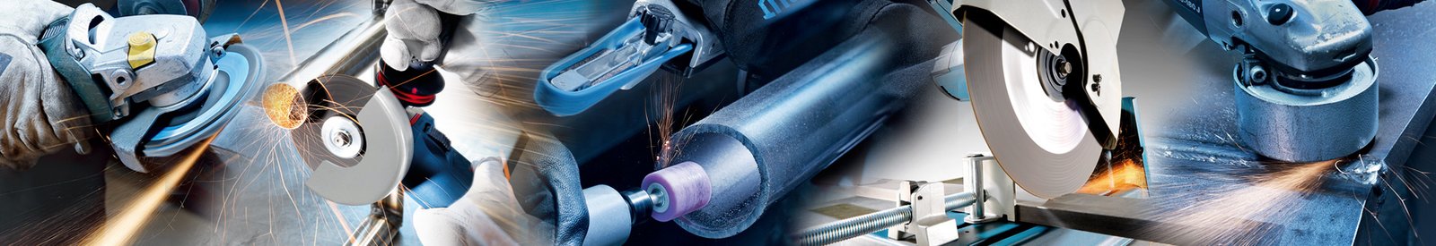hand-held machines cutting-off and grinding with bonded and coated abrasive products