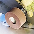 a flap abrasive wheel on an angle grinder