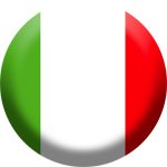 round flag of Italy