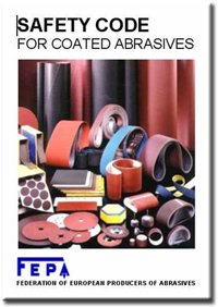 cover page of the safety code for coated abrasives